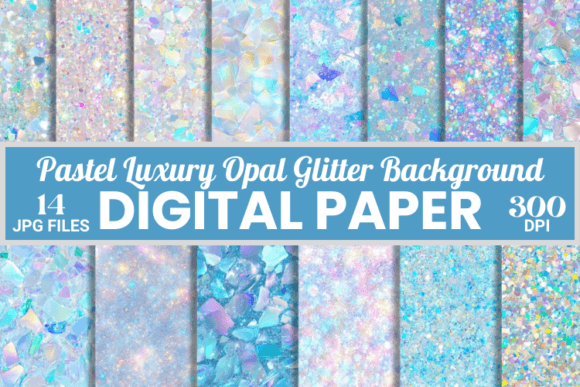 Download Pastel Luxury Opal Glitter Background - Pastel Collection