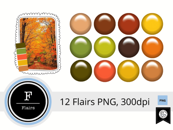 Download Digital Scrapbooking Flairs Set 2 - Scrapbook Collection