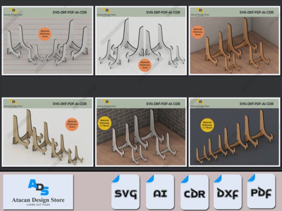 Download Versatile Easel Display Stand Bundle Svg - Premium Resources